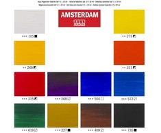 Talens Talens Amsterdam Standartiniai akriliniai dažai 12x20ml