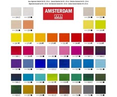 Amsterdam Standard serijos akrilinių dažų bendrasis pasirinkimas | 48 vnt.