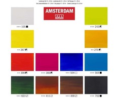 Artequipment TALENS AMSTERDAM Rinkinys 12X20ML LANDSCAPE COLORS uniw