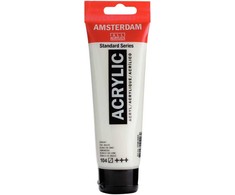 Artequipment Farba akrylowa TALENS AMSTERDAM 120ml 104 - ZINC Baltas uniw