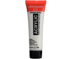Artequipment Akriliniai dažai Amsterdam 20ml 104 Cinko Balta