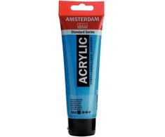 AMSTERDAM AAC 120ML BRILLIANT Mėlynas Tube 120 ml