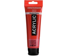 Amsterdam Akriliniai Dažai, Tamsiai Raudoni Ftalatai, 120 ml