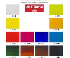 Artequipment TALENS AMSTERDAM Rinkinys 12X20ML LANDSCAPE COLORS uniw