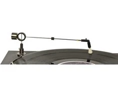 Analogis analogis vinilo valymo rankena su nuimamu ožkos plaukų / anglies šepetėliu, kilpelės rankena, 1 vnt.