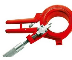 Rothenberger „Rocut 110“ plastikinių vamzdžių pjaustyklė, bazinė – 110 mm bazinei mašinai
