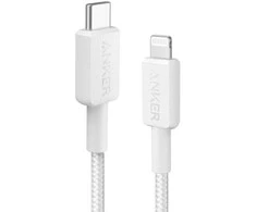 Anker – 322 USB-C–Lightning laidas (3 pėdų pintas) – baltas