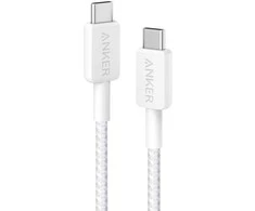 Kabelis USB Anker USB-C - USB-C 0.9 m Baltas (A81F5G21)