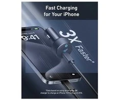 Anker Car Charger w/ Cable Bundle 167.5W, 3 Ports