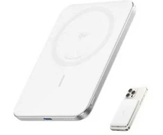 „Anker Innovations Nano“ išorinė baterija, 5000 mAh, 15 W, plona, magnetinė, itin plona, 0,86 cm pločio, Qi2 (A1665H21)