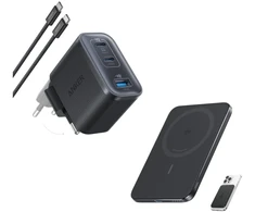Anker USB-C tinklo įkroviklis Nano 70 W, 3 prievadai, B121A