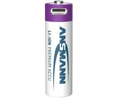 Ansmann 1312-0036, Įkraunama baterija, AA, Ličio jonų (Li-Ion), 1,5 V, 4 vnt., 1800 mAh