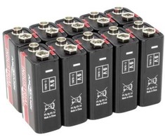 Ansmann 1505-0001 - Vienkartinės baterijos - 9 V - Šarminės - 9 V - 10 vnt. - Cd (kadmis), Hg (gyvsidabris)