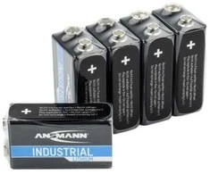 Ansmann 1505-0002, Vienkartinės baterijos, Ličio, 9 V, 5 vnt., Juoda, -40–60 °C