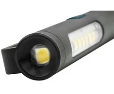 Ansmann PL130B, Hand prožektorius, Juodas, Acrylonitrile butadiene styrene (ABS), Plastic, Mygtukai, IP20, SMD LED