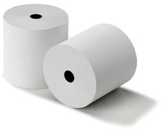 Antalis Kasos čekių ritinėlis 57x40x12 mm 18 m 48 g be BPA, 10 ritinėlių pakuotėje