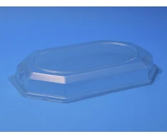Antalis Dangtelis/t Maitinimo indas vidutinio dydžio ovalus 465x315x63mm skaidrus 50vnt/indelis - (50 vnt.)