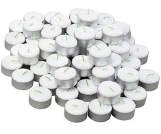 Antalis Arbatinė žvakė Ø3,5 cm, balta, 6 valandos, 100 vnt. pakuotėje - (100 vnt.)