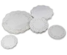 Kager Sausainių popieriaus iškirptės, 24 cm skersmens, apvalios, 500 vnt./pakuotėje - (500 vnt.)