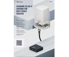 Teltonika išorinė antena SMA PR1IC860 LTE/Wi-Fi antena su 71 dažniu RUT2 serijos maršrutizatoriams
