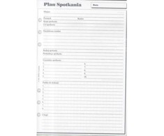 Antra Kasetė do organizera A5 Plan spotkań (270047)
