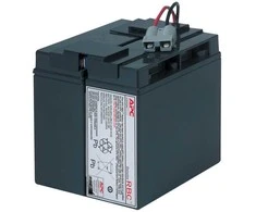 APC akumuliatoriaus keitimo kasetė RBC7 (OEM), sandari švino rūgšties (VRLA), 24 V, juoda, 11,7kg, 152,4 x 182,9 x 172,7 mm, 0–40 °C