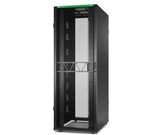 APC „NetShelter SX“ serverių stelažas, 2 kartos, 48U, 2258A x 800P x 1200G mm, su šonais, juodas, laisvai pastatomas stelažas, 48U, 1814 kg, rakto užraktas, reguliuojamos kojelės, 196,3kg