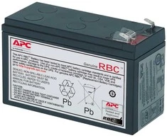 APC akumuliatoriaus keitimo kasetė APCRBC106 (OEM), sandari švino rūgšties (VRLA), 1 vnt., juoda, RoHS, 2,5kg, 102 mm