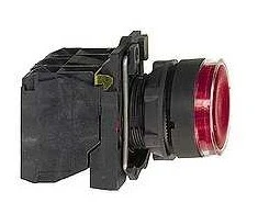 Schneider Electric Valdymo mygtukas 22 mm raudonas su savaiminio grįžimo funkcija ir foniniu apšvietimu 1Z 1R (XB5AW34B5)