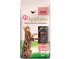 Applaws 5060122491433, Adult, Any breed, vištiena, lašiša, 2kg