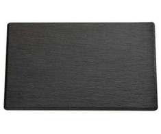 aps Padavimo padėklas 1/1 GN 53x32,5 cm melaminas, skalūno vaizdo juodas, vnt.
