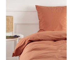 Patalynės komplektas Arctic Nordisk Tekstil bed set NT Kelly burnt sienna GOTS Percale