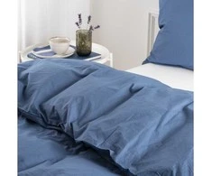 Patalynės komplektas Arctic Nordisk Tekstil bedding set NT Kelly denim mėlynas GOTS percale