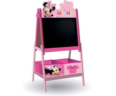 Arditex Molbertas „Minnie Mouse“ – 2 viename, balta/juoda lenta