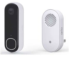 Arlo ARLO ESSENTIAL 2 vaizdo durų skambutis 2K su varpeliu V2 BNDL