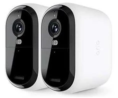 Arlo „Essential 3 XL 2K“ apsaugos kamera, 2 kamerų, IP apsaugos kamera, skirta naudoti viduje ir lauke, laidinė ir belaidė, „Amazon Alexa“ / „Google Home“ / „Apple HomeKit“, danų, vokiečių, olandų, anglų, ispanų, suomių, prancūzų, italų, norvegų, švedų, IP65