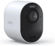 Arlo Ultra 3 4K saugos kamera, papildoma kamera, IP saugos kamera, vidaus ir lauko, laidinė ir belaidė, 7,5 m, Amazon Alexa ir Google Assistant, danų, vokiečių, olandų, anglų, ispanų, prancūzų, italų, norvegų, lenkų, švedų