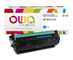 OWA Armor tonerio kasetė HP CLJ Enterprise M554dn, žydra, 10.000 str., komp. W2121X