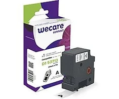 WECARE ARMOR juosta skirta DYMO S0720930, juoda/balta, 24mm x 7m