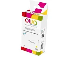 Armor OWA Tinte komp. HP 711Y geltona (30 ml), Geltona, 30 ml, 1 vnt., Vienkartinė pakuotė