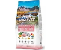 ARQUIVET ARQUIVET FRESH - pólwilgotna maistas šuniui - losos su indykiem - 2,5kg