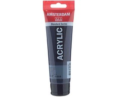 Artequipment Farba akrylowa TALENS AMSTERDAM 120ml 708 - PAYNE'S Pilkas uniw