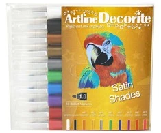 Artline „Decorite“ metalinės kulkos, 10 vnt. rinkinys