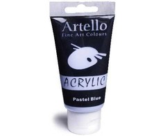 Artmax Artello akriliniai dažai 75ml pastelinė mėlyna