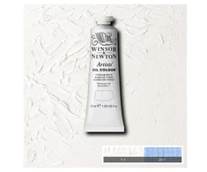 Smartmax Artists oil colour 37ml titanium baltas 644