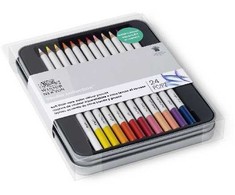 Winsor Newton Akvarelinis pieštukas W&amp;N Studio 24vnt. metaline dežute