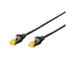 DIGITUS CAT 6A S/FTP Patchkabel, 2m, juodas