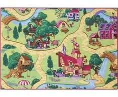 Associated Weavers Žaidimų kilimėlis automobiliui, saldainių miestelis, 95 x 133 cm