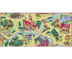 Associated Weavers Žaidimų kilimėlis automobiliui, saldainių miestelis, 95 x 200 cm