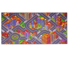 Associated Weavers Žaidimų kilimėlis automobiliui, didelis miestas, 95 x 200 cm